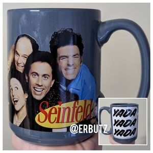ZAK! Seinfeld YADA YADA YADA Double Sided Mug Ft. The Iconic Four Characters 🗨️